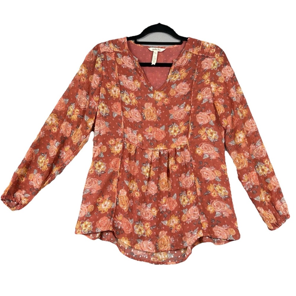 Matilda‎ Jane Blouse Women S Floral Tunic Boho Indie Hippie Peasant Folk